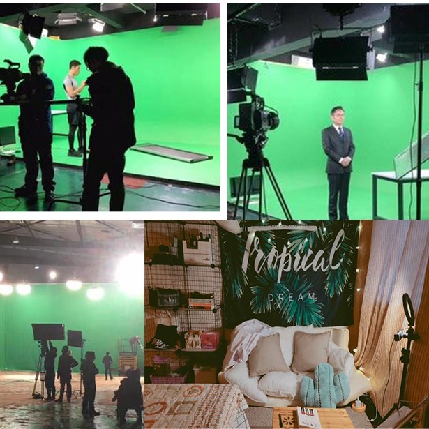 크로마키스크린 사용