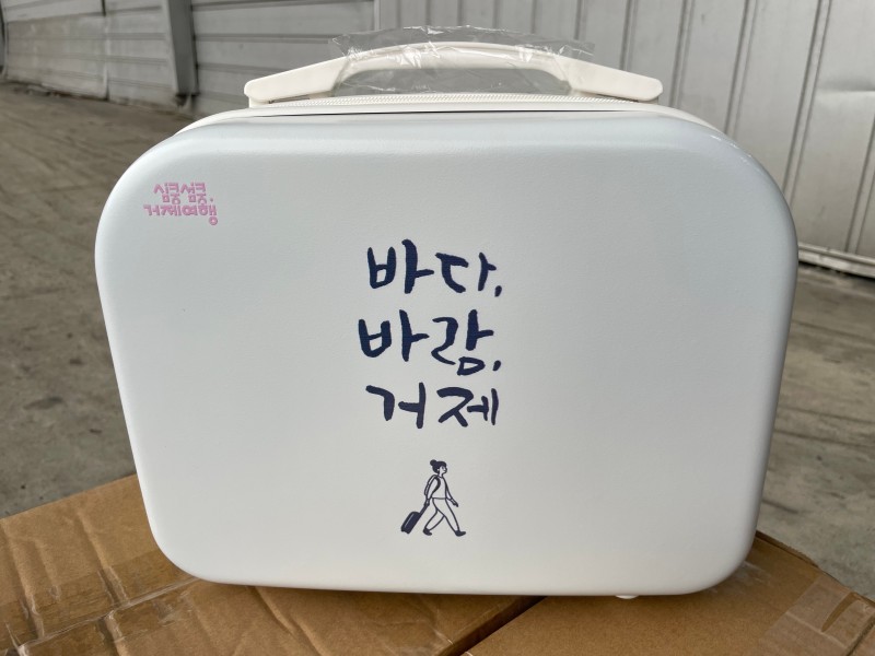 레디백 제작 후기-판촉물 굿즈 마카롱 레디백 주문제작