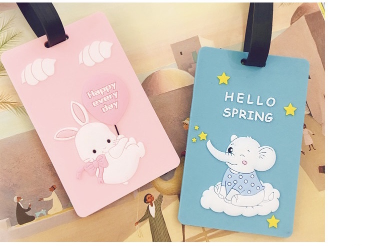 여행용 캐리어 캐릭터 네임택