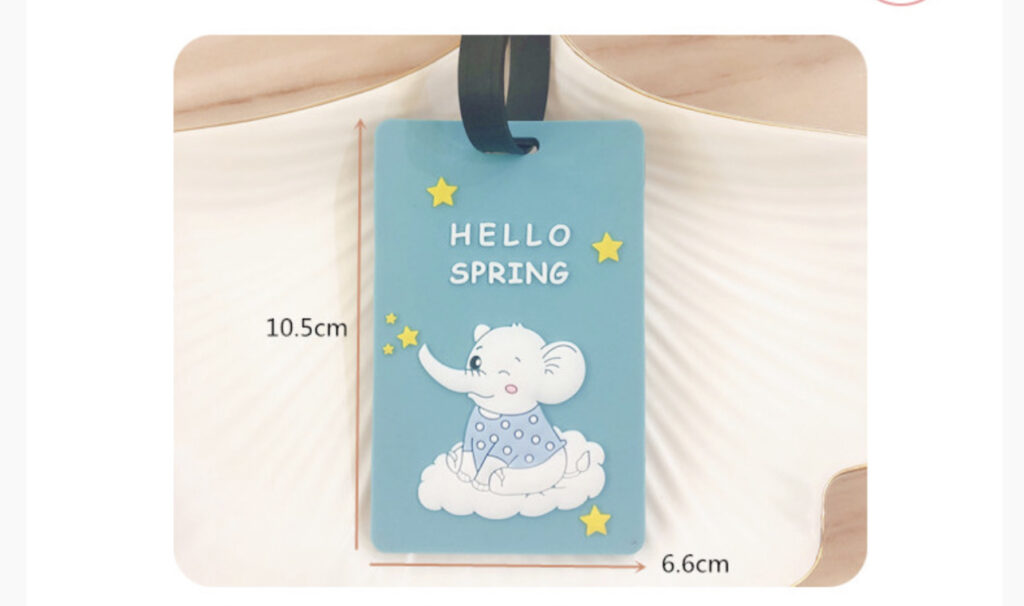 캐리어 캐릭터 네임택 사이즈