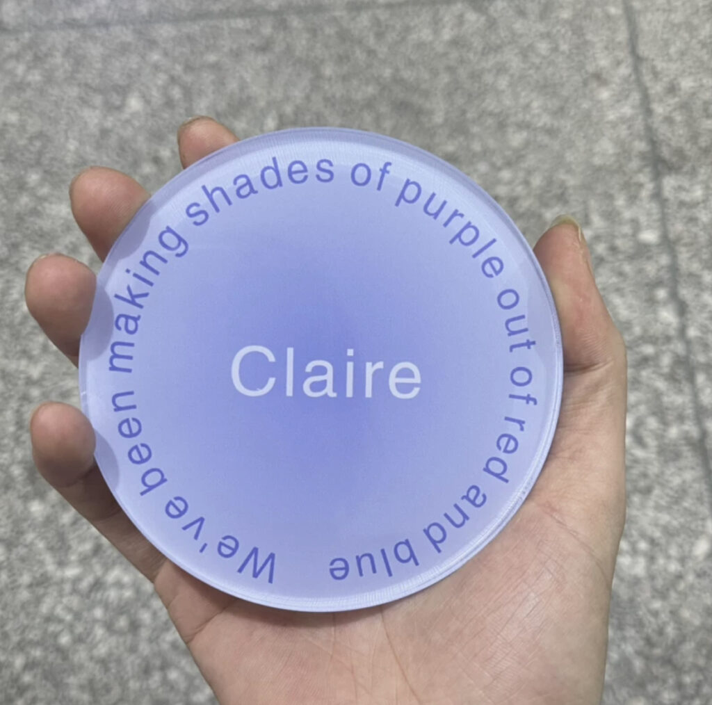 아크릴 티코스터 제작