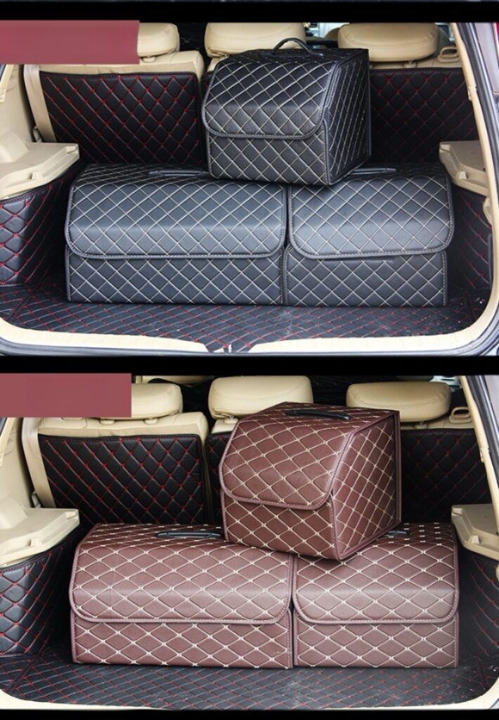 자동차 트렁크 정리함 블랙 화이트