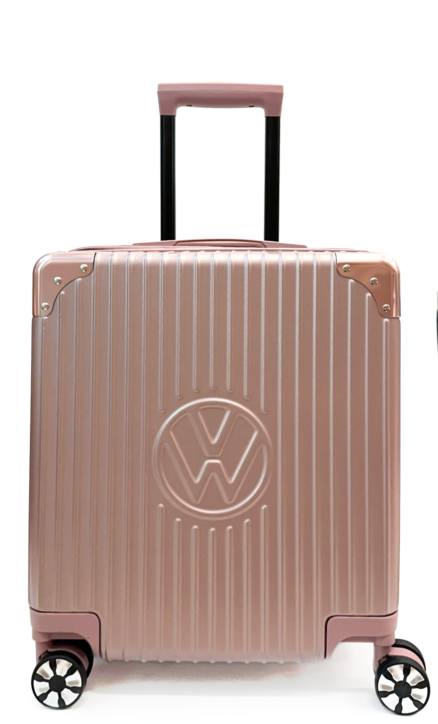 영롱한 로즈골드 자동차 프로모션 여행 캐리어 제작 후기