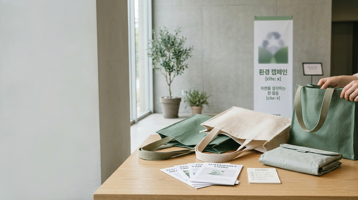 환경을 생각하는 공공기관을 위한 친환경 리유저블백 제작 가이드
