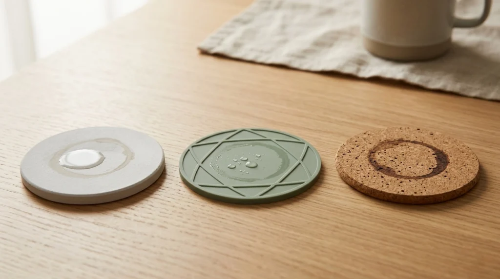 coaster material comparison