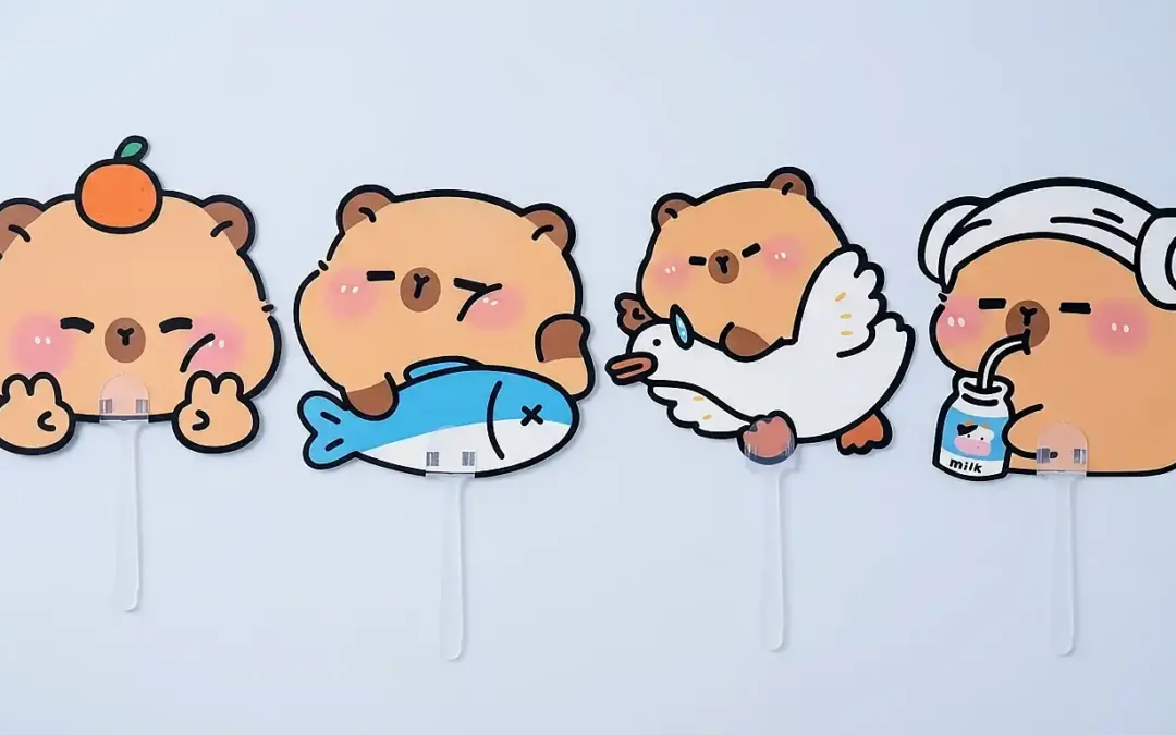 단체 행사 굿즈로 완성하는 캐릭터 부채 제작 가이드