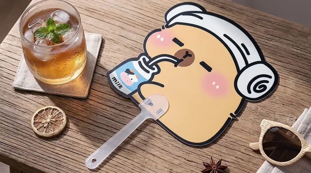 캐릭터 부채 제작