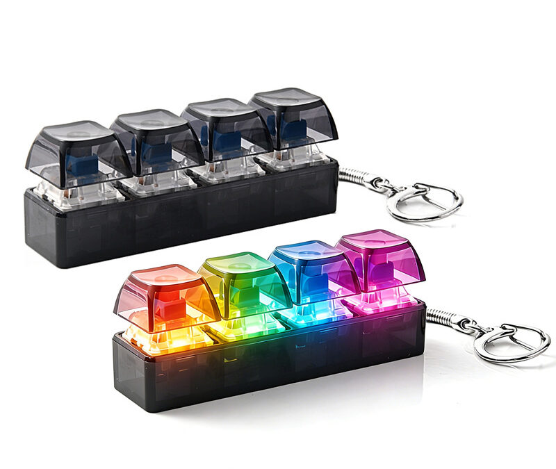 키캡 키링 제작, 누르는 재미와 RGB LED를 담은 굿즈
