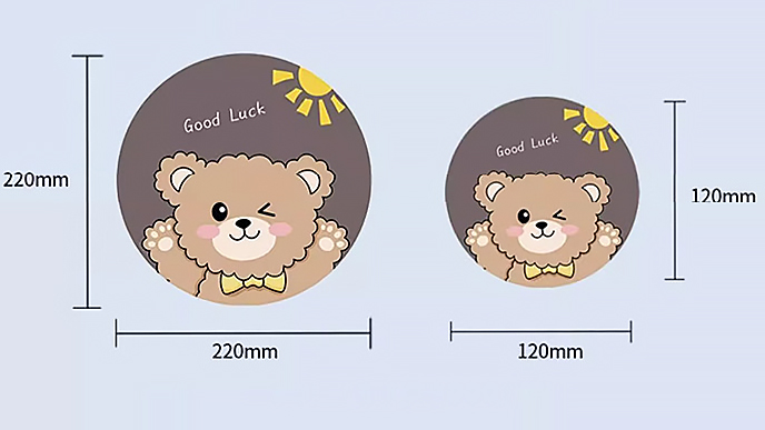 실리콘 티코스터 제작 — 풀컬러 인쇄 컵받침·냄비받침 굿즈 3 실리콘 티코스터 120mm·220mm 사이즈