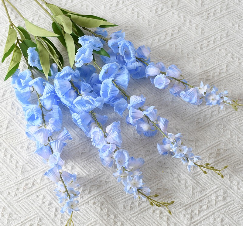 파랑 은방울꽃 조화 꽃다발